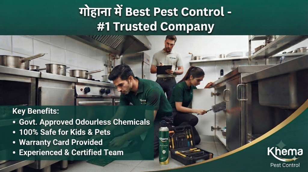 गोहाना में Best Pest Control – No.1 Trusted Company