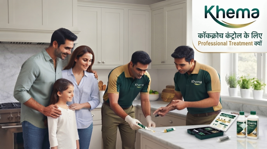 Cockroach control के लिए professional treatment क्यों Cockroach control
