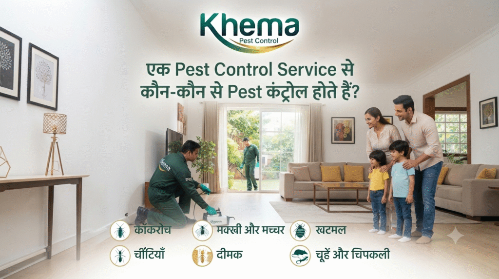 Pest Control में कौन से कीट कंट्रोल होते हैं? Pest Control Services